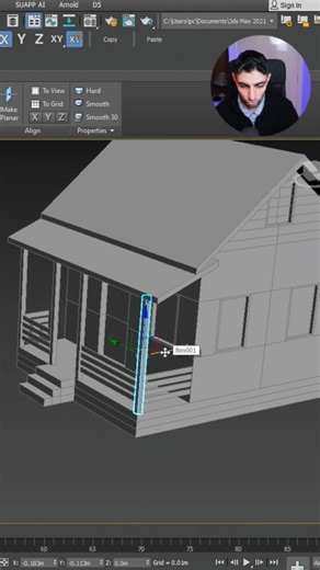طريقة عمل منزل من الصفر على 3DS MAX 🏠