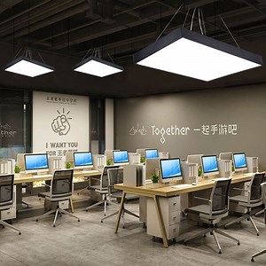 [Hot Item] Direct and Indirect LED Square Ceiling Lamp Pendant Light for Office