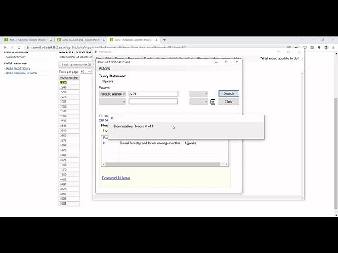 Bulk editing bibliographic records in Koha using MarcEdit's ILS integration capability