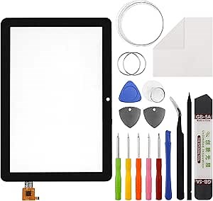 [New] Duotipa Touch Screen Digitizer Replacement for Amazon Kindle Fire HD 8 /HD 8 Plus Tablet 10th Gen 2020 K72LL3 K72LL4 with Repair Tools Kit.(No LCD Screen,Not Support 2022 Version).