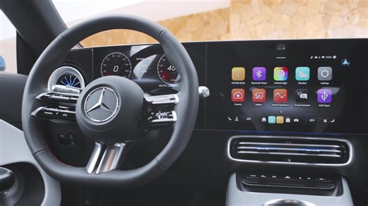 The all-new Mercedes-Benz CLA with EQ technology interior design