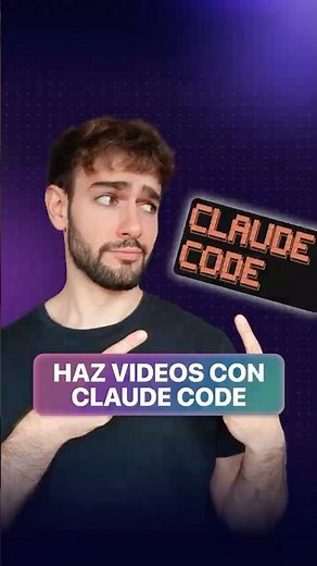 Ahora puedes usar Claude Code para crear vídeos completos.