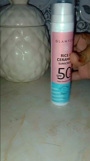 glamveda Sunscreen review ✨🤍#ytshorts #glamveda