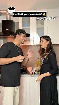 Cook at your own risk⚠️ Lets make MUG CAKE (Ep-3)😋 #shorts #tanshi