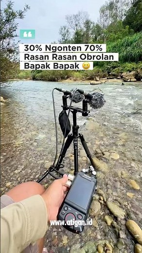 Rekam Suara Sungai untuk Konten ASMR Target Bule - River Sounds