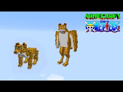 One Piece Neko Neko no Mi Devil Fruit ( Model Leopard ) Minecraft One Piece Mod !
