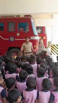 field trip to the fire station Lkg & Ukg childrens #fieldtrip #kidslearningvideos #firesafety