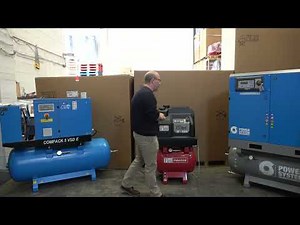 Introduction to the Fini MiniCUBE, the small and mini silent screw air compressor