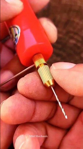 Handheld Mini Electric Drill for Wood Craft 🔥 Small but Powerful #tools #minidrill #drill #craft