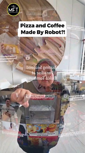 [Pizza and Coffee Made By Robot by @uspizzamalaysia] US Pizza is...