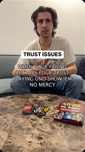 UNO | can’t trust anyone these days. 😔 @formerteenheartthrob #UNO | Instagram