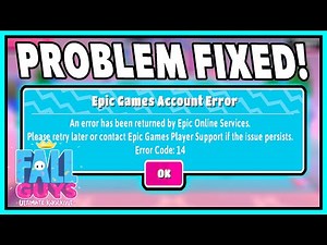 FALL GUYS HOW TO FIX MISSING FILES ERROR CODE 14