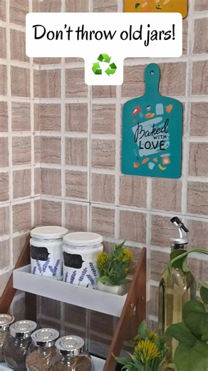 Don’t Throw Chutney Jars! DIY Tea & Sugar Container Idea ☕ / #reuse / #trashtotreasure