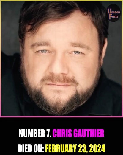 Remembering Chris Gauthier, actor from Once Upon a Time and Eureka, who died at 48. #chrisgauthier