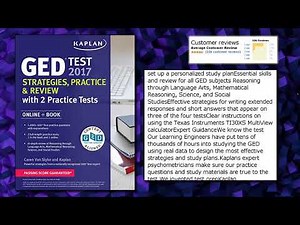 GED Test 2017 Strategies, Practice & Review with 2 Practice Tests: Online + Book (Kaplan Test Prep)
