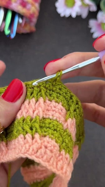 Amazing 🤩 crochet 2 colors pattern blanket pattern