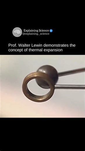 @explaining._science on Instagram: "Thermal Expansion is the increase in size (length, area, or volume) of a material when its temperature increases. This happens because heating makes the particles of the material move faster and farther apart, causing the object to expand. ⚙️ Examples in Daily Life 🔸Gaps on railway tracks – to allow metal rails to expand in hot weather. 🔸Electric wires sag in summer – they expand when hot. 🔸Bimetallic strips in thermostats – bend when heated to control temp