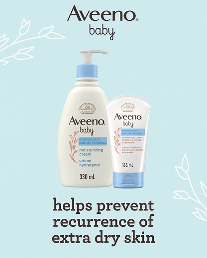Shop Aveeno® Baby Eczema Care Moisturizing Cream! Protects your little one from the recurrence of extra dry skin from eczema. | Aveeno