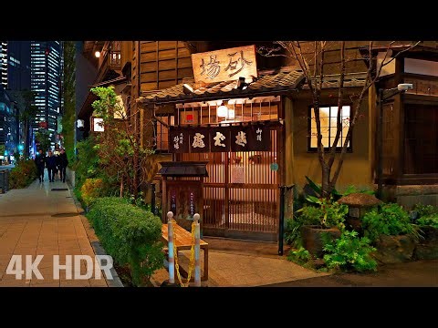 Winter Night Tokyo Walk from Illuminations to Downtown Streets | Japan | 4K/HDR