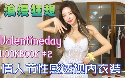 [LOOKBOOK]⇒如果看不到就后悔的情人节性感透视滑活动内衣装装簿#2€(feat.浪漫狂想)sexy underwear outfit