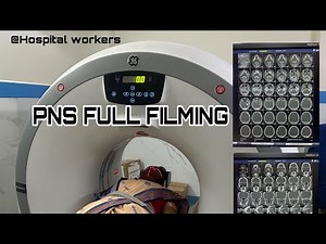 CT PNS Full Filming // GE Machine #ctscan #hospital
