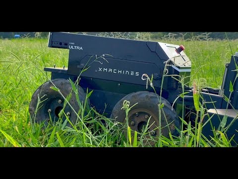 XMachines Ultra Blade | Electric Grass Cutting Robot #rcmower #agritech #grasscutting #lawnmower