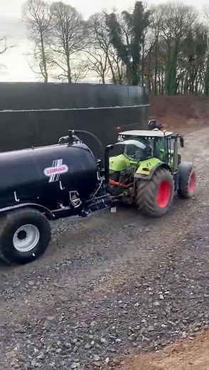 First load for this new Redrock 3500 Gal tanker. Hauling slurry to the umbilical system. #redrock #slurry2024 #tractor #farming #machinery #ireland | cows.ie - David Clarke Livestock
