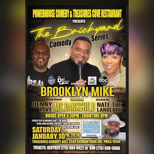 UPTOWN PHILLY! GET YO TICKETS NOW! FOR THE FIRST BIG COMEDY SHOW OF 2026! JAN. 10TH @miketroy @dennylivetv @datgirlcomedy @natethelandlord ARE COMING TO TICKETS ON SALE NOW | DENNY LIVE