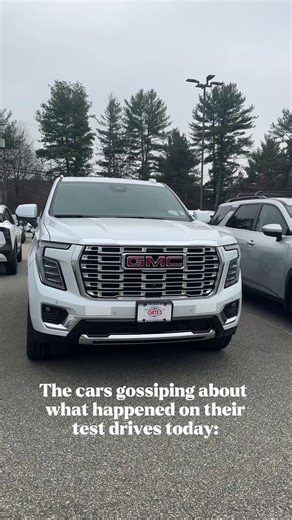 The GMC's spilling the tea: #testdrive #gmc #gatesgetsit https://www.gatesgmcnorthwindham.com/searchnew.aspx | Gates GMC Nissan