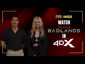 Join the star-cast to watch Predator: Badlands in 4DX | Now Screening at PVR INOX