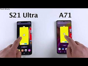 SAMSUNG S21 Ultra vs A71 - SPEED TEST - Mid-Range vs Flagship