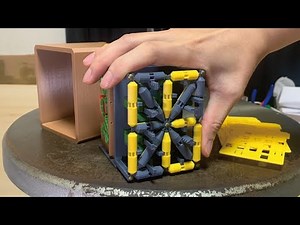 I made a mechanical 16 segment display