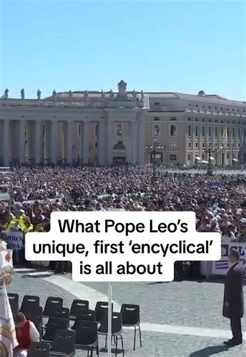 Pope Leo will publish the first encyclical of his papacy on May 25, an authoritative teaching document to the world's 1.4 billion Catholics expected to address the rapid rise of artificial intelligence and its impact on humanity. Vatican correspondent Joshua McElwee said Vatican sources expected the pope to address “the growing threats of AI to humanity.” #PopeLeo #encyclical #Catholic #artificialintelligence #humanity