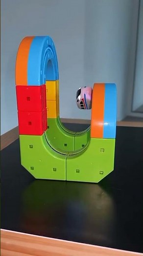 Magnetic Track Car Toys, 101PCS Flexible Race Car Track Sets for Toddlers. Link in Description.