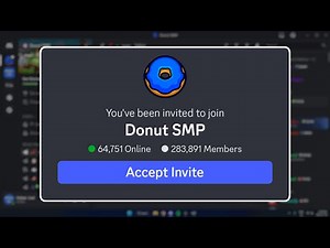 How to Join Donut SMP Discord Server