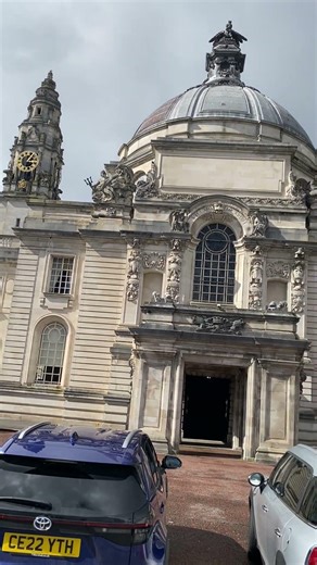 Cardiff City Hall/Neuadd y Ddinas Caerdydd, Cardiff, Wales, UK- 20230406