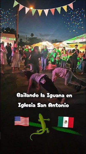 El baile de la iguana en la Fiesta de San Antonio San Bernardino #laiguana #elbailedelaiguana #baile