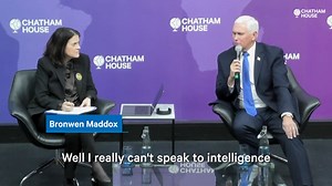 'I would not have said that' - Mike Pence on Trump defending Saudi prince over Khashoggi killing. Former US vice president Mike Pence was asked at a Chatham House event yesterday about President Donald Trump’s statement that Saudi Crown Prince Mohammed bin Salman ‘knew nothing’ about the 2018 killing of journalist Jamal Khashoggi. Watch the event in full: https://www.chathamhouse.org/events/all/special-event/mike-pence-48th-vice-president-united-states-speaks-chatham-house?utm_source=facebook.co