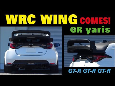 WRC WING COMES ! GR yaris