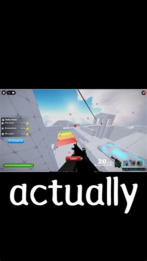 i think and actually #rivals #roblox #robloxshorts