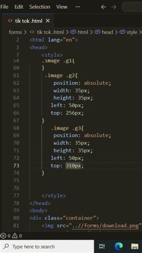Html and Css#Tiktok#login#form