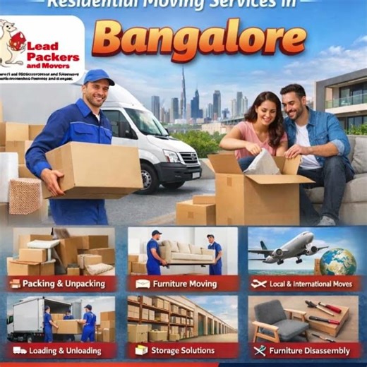 Moving Services | Affordable Relocation Services in Bangalore #packermover #packersmovers