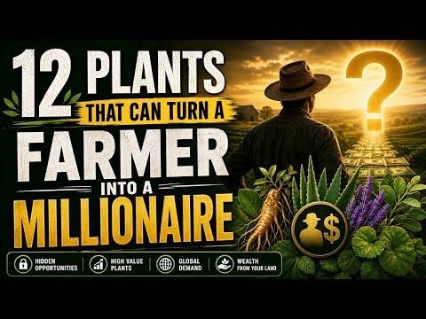 12 Plants That Turn Farmers Into Millionaires (Most People Ignore These)
