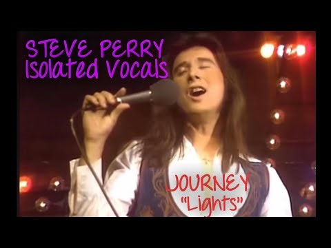 Journey/STEVE PERRY - Lights (Isolated Vocals) Audio & Video extended version