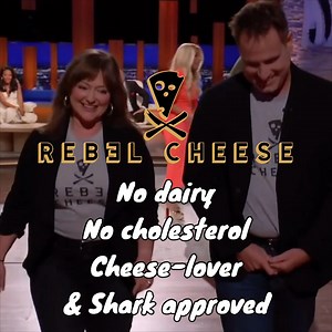8M views · 23K reactions | How did a vegan cheese brand score a $750k deal on Shark Tank? We hand-crafted a plant-based cheese that actually tastes good! | Rebel Cheese | Facebook
