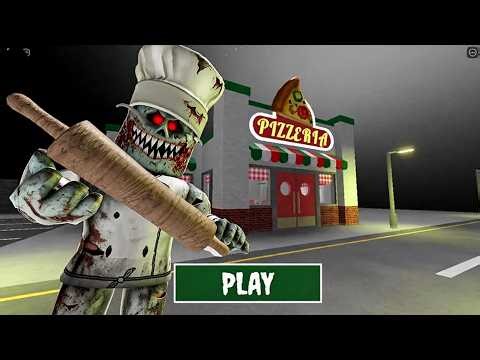 Escape Papa Pizza's Pizzeria! SCARY OBBY roblox Gameplay Walkthrough No Death 4K