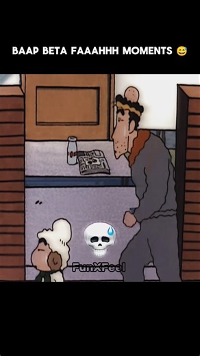 Baap Beta Faaahhh Moments 😅 #shinchan #funny #short #viral