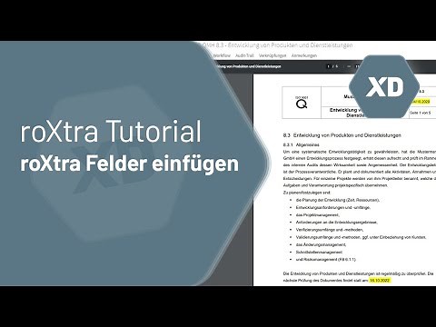 roXtra Tutorial – roXtra Felder einfügen (Word) (Version 9)