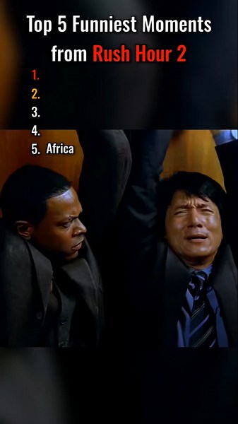 Top 5 Funniest Moments from Rush Hour 2 🤣