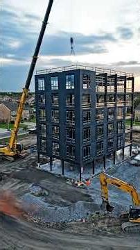 Build a high-rise building in a swampy area. From beginning to end.